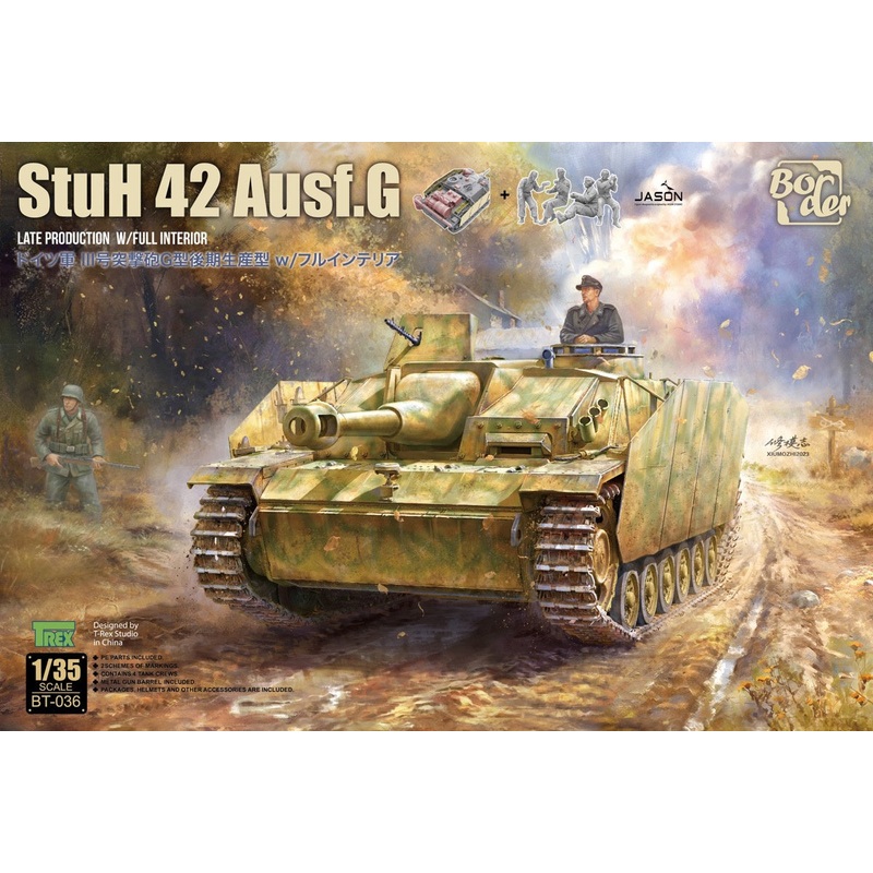 Border Model – 1/35 Sturmhaubitze 42 Ausf.G Late w/ Full Interior
