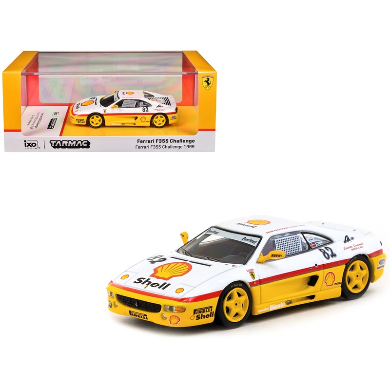 Ferrari F355 Challenge #82 Peter Andersen “Team Kroymans – Shell Oil” “Ferrari F355 Challenge” (1999) “Hobby64” Series 1/64 Diecast Model Car by Tarmac Works