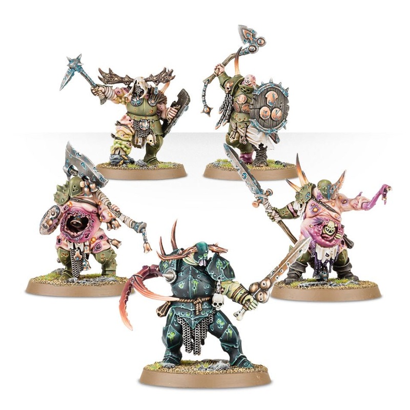 GW – Warhammer AOS Maggotkin Of Nurgle: Putrid Blightkings  (83-28)