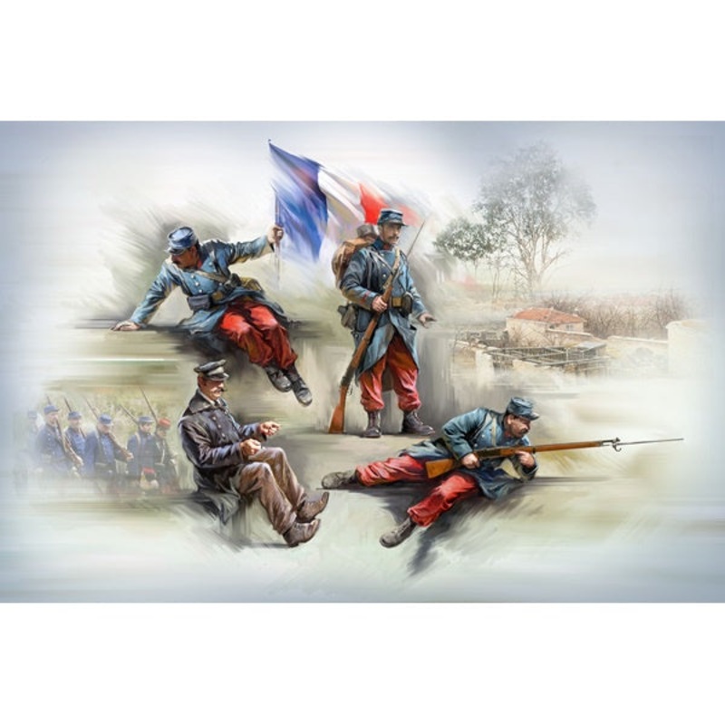 ICM – 1/35 French Infantry March 1914 4 Figures