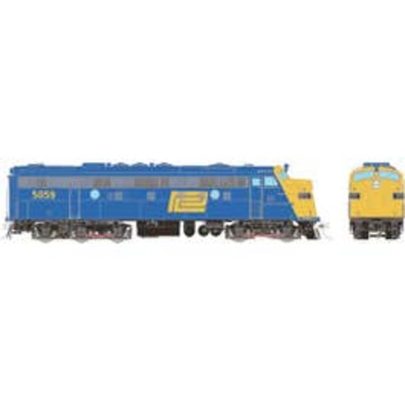 Rapido 14566 HO EMD FL9 (DC/DCC/Sound): Penn Central – Blue & Yellow: #5059