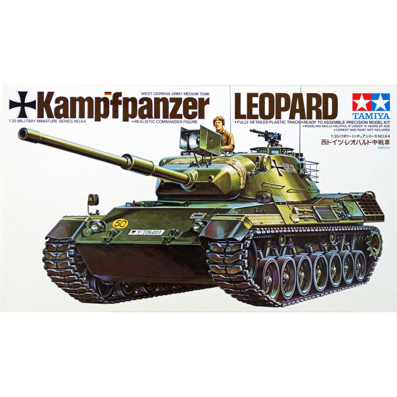 Tamiya – 1/35 West German Leopard Tank