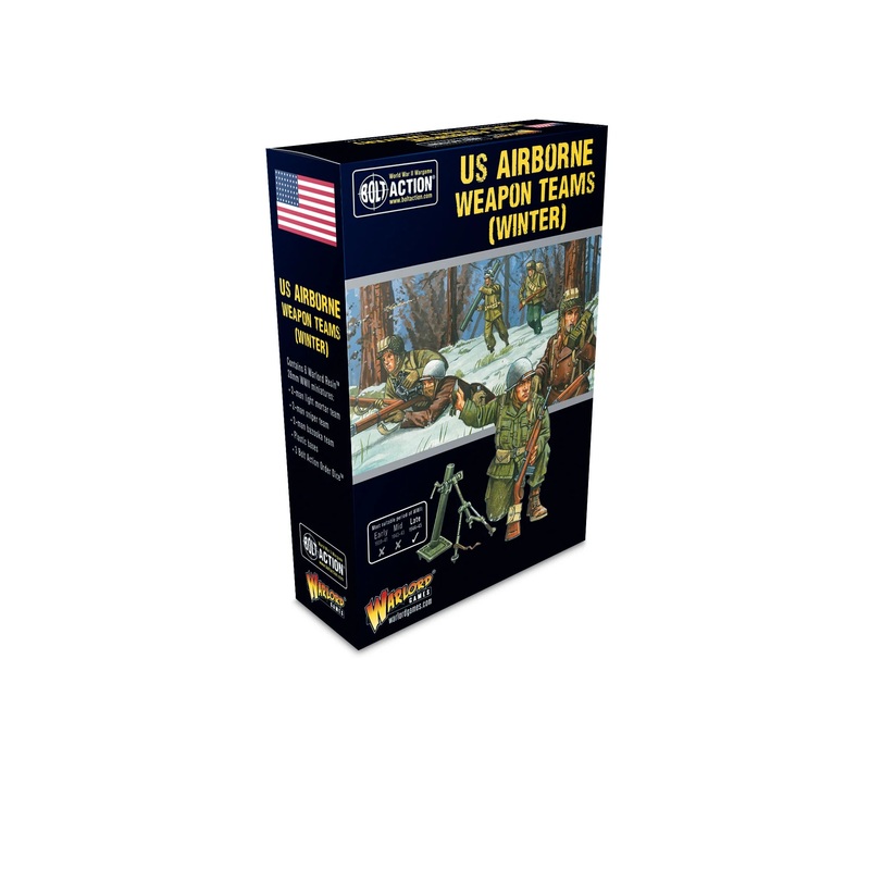 Warlord – Bolt Action: US Airborne (Winter) Weapons Team