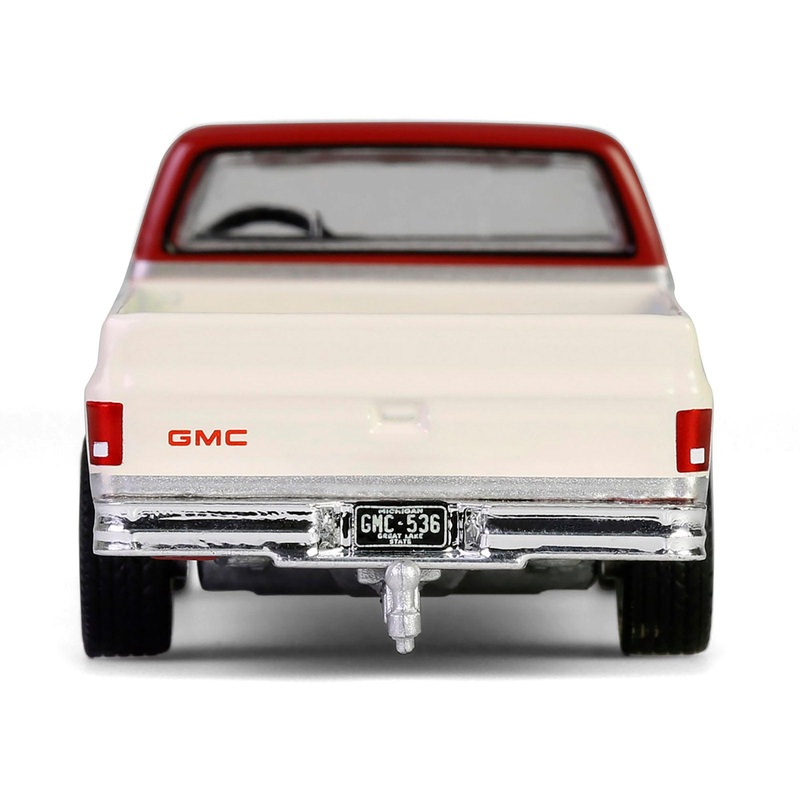1981 GMC Sierra Classic K2500 Pickup Truck Beige and Dark Carmine Red “Down on the Farm” Series 10 1/64 Diecast Model by Greenlight