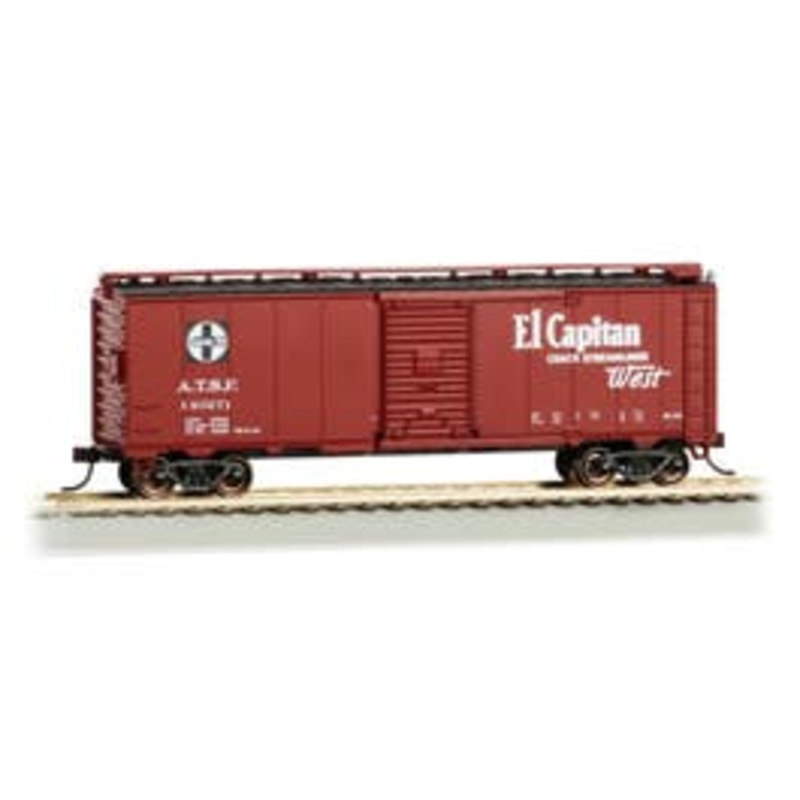 Bachmann 16506  HO 40' SANTA FE MAP BOX CAR – EL CAPITAN #140271