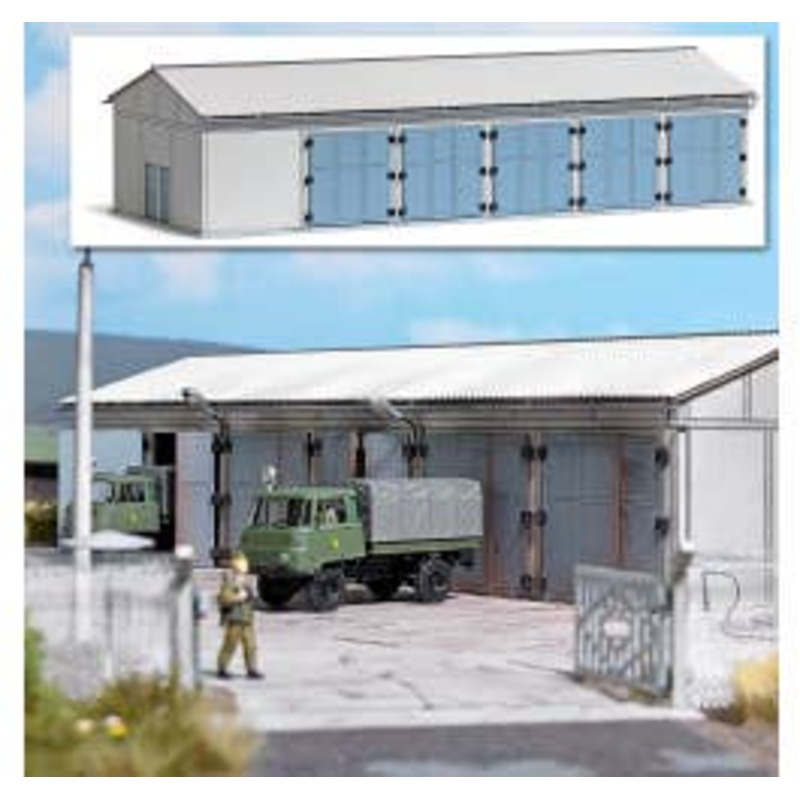 Busch 9608  HO Military Garage kit