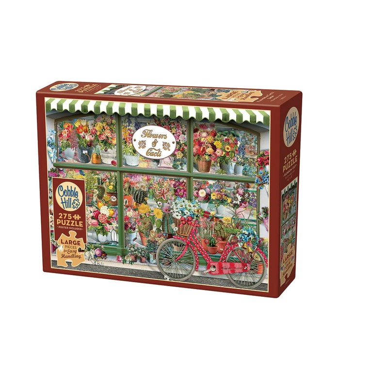 Cobble Hill – Flowers and Cacti Shop (275pcs) Easy Handling