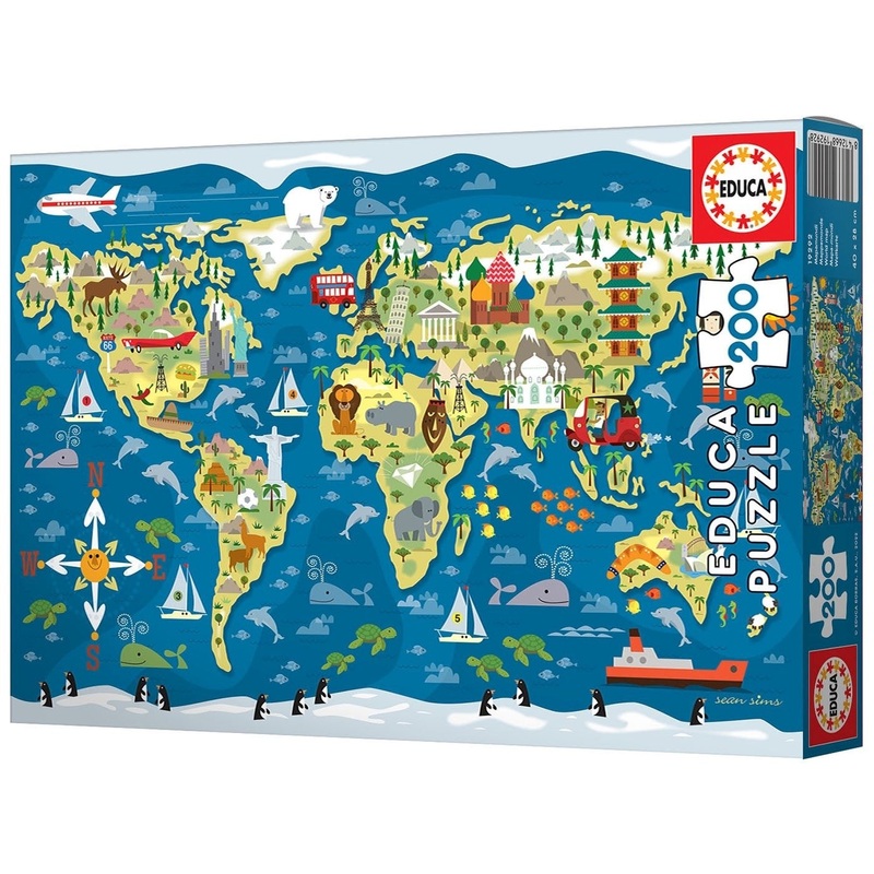 Educa – World Map (200pc)