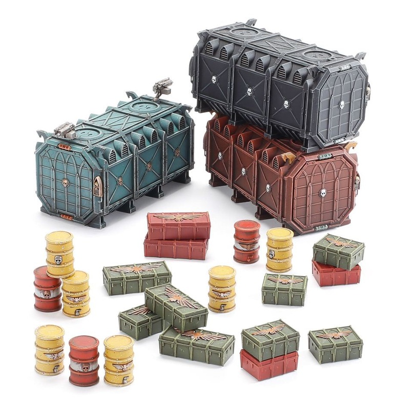 GW – Warhammer 40k Battlezone: Manufactorum – Armoured Containers  (64-98)