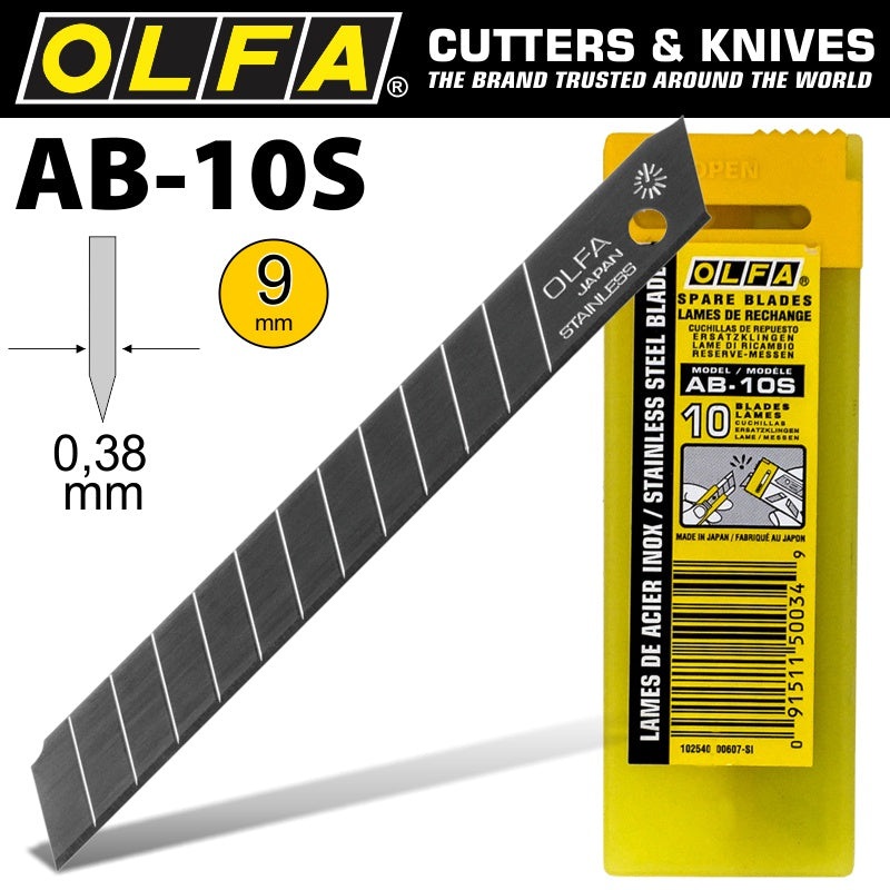 Olfa – Blades S/Steel 10/Pack