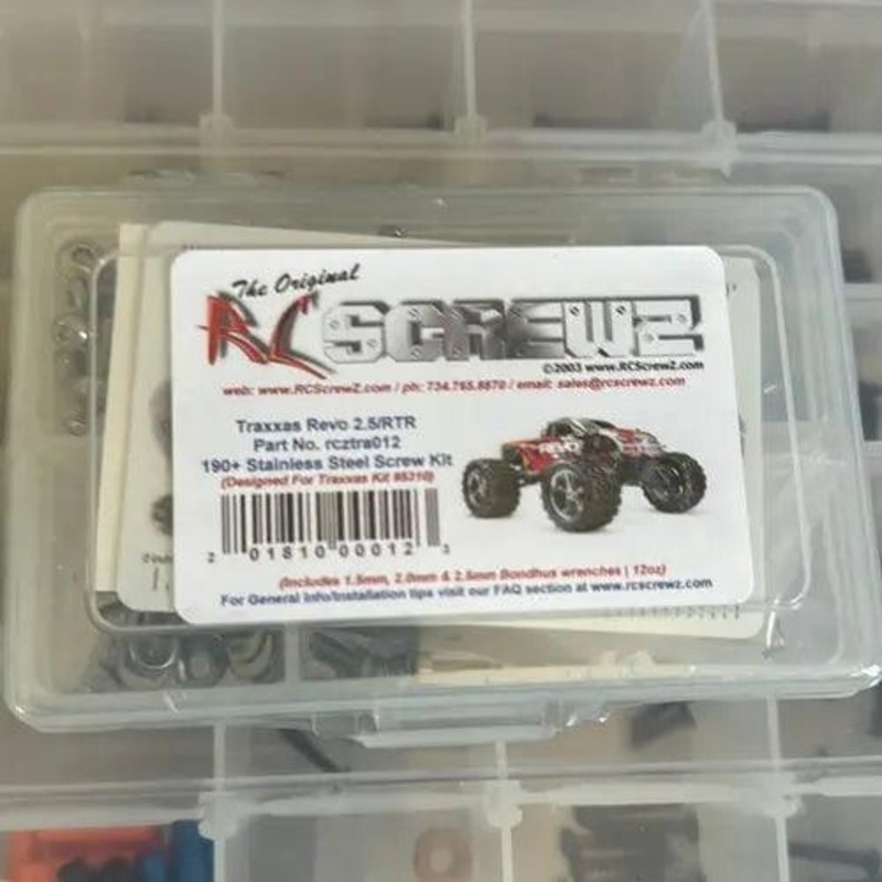 RC Screwz Traxxas Revo 2.5 RTR Stainless Steel Screw Kit