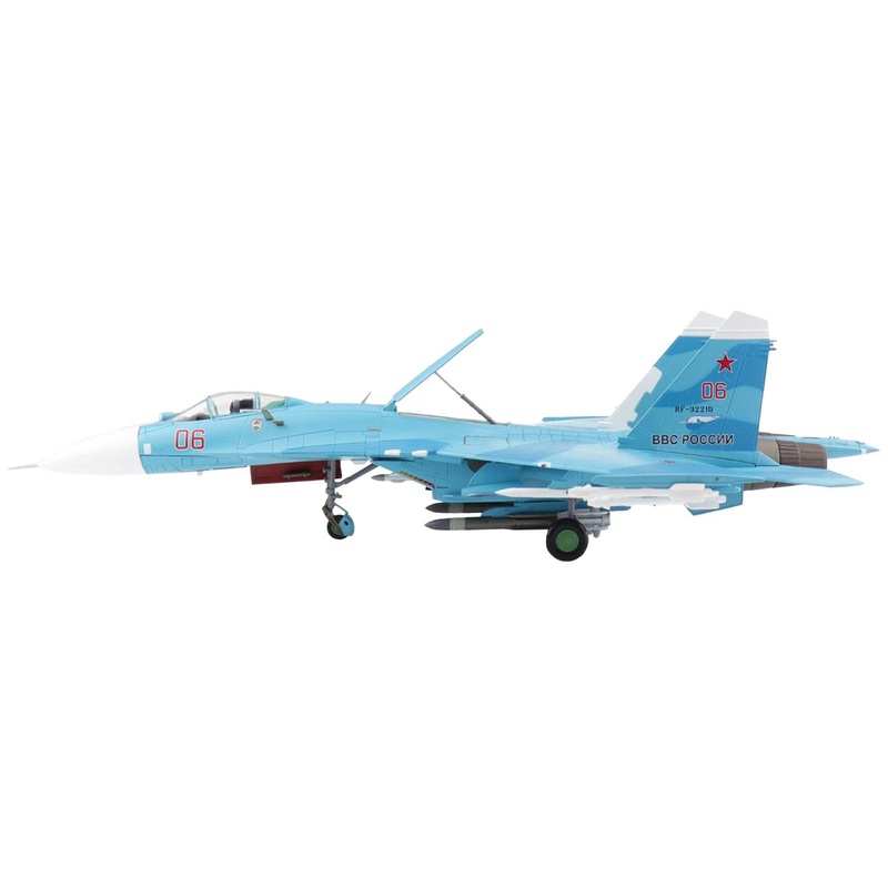 Sukhoi Su-27SM Flanker B Fighter Aircraft “Russian Air Force” (2013) “Air Power Series” 1/72 Diecast Model by Hobby Master