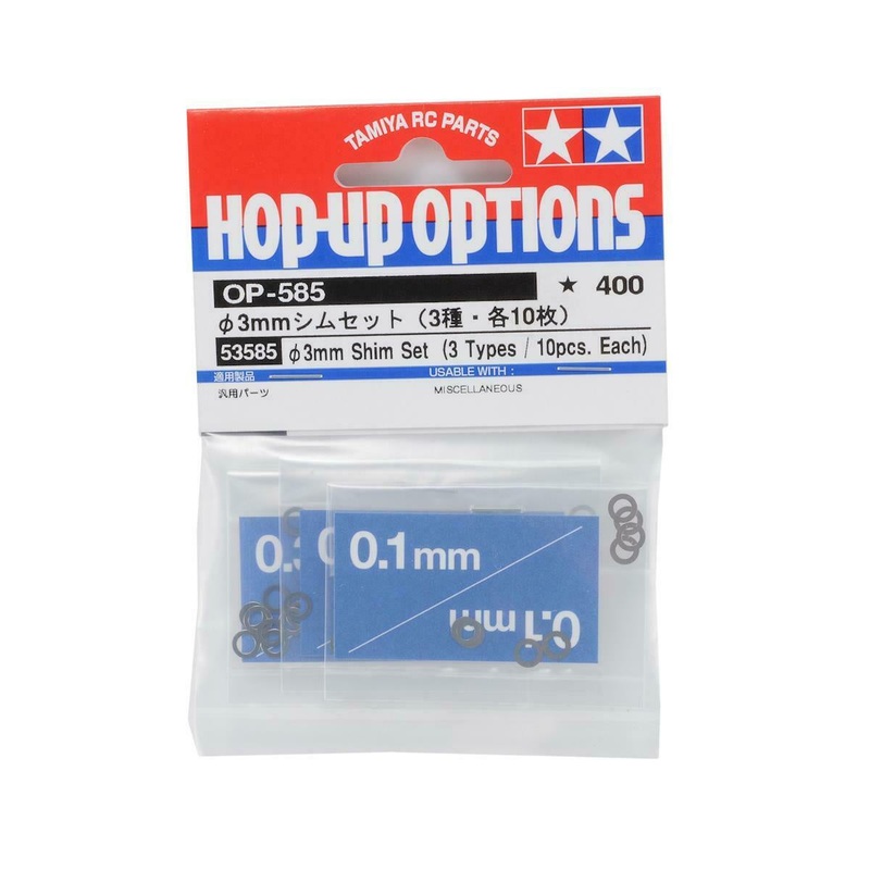 Tamiya – 3mm Shim Set (10) 3 Types