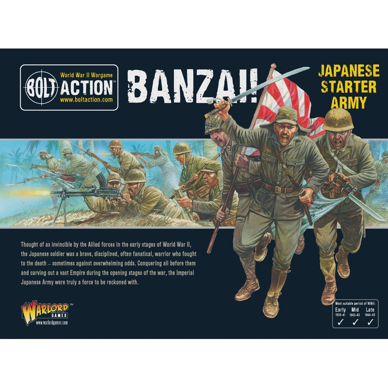 Warlord – Bolt Action: “Banzai!” Japanese Starter Army