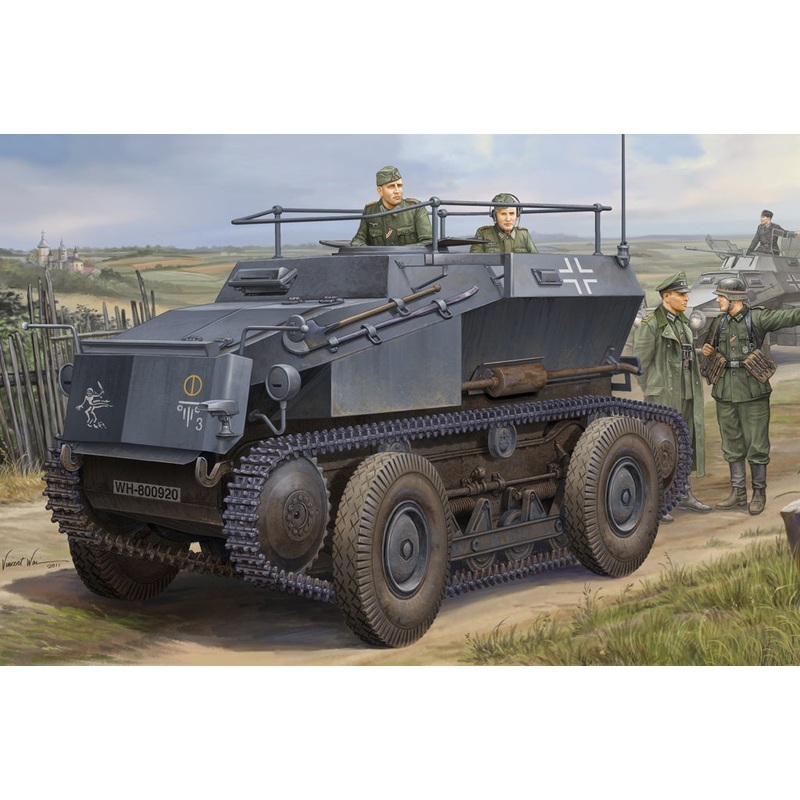 Hobby Boss – 1/35 German Sd.Kfz.254 Tracked Armoured Scout Car (82491)