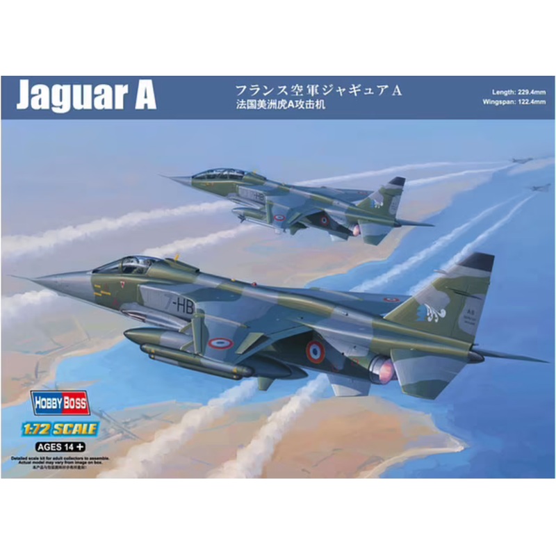 Hobby Boss – 1/72 Jaguar A Fighter Aircraft