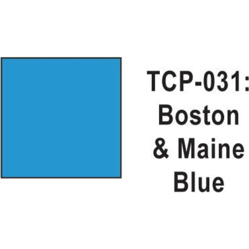 Tru Color TCP-31 Boston and Maine Blue Paint 1 ounce