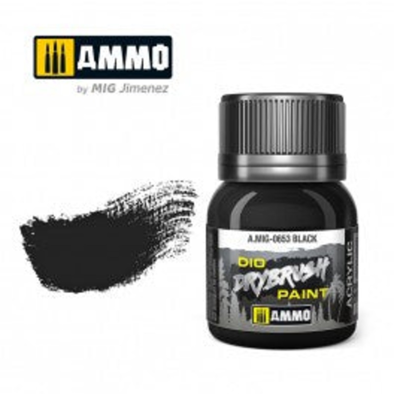 AMMO – 0653 DRYBRUSH Black Brown