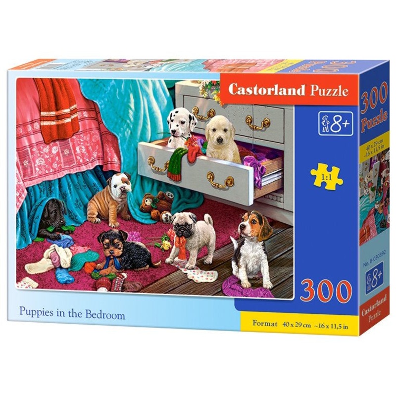 Castorland – Puppies in Bedroom (300pcs)