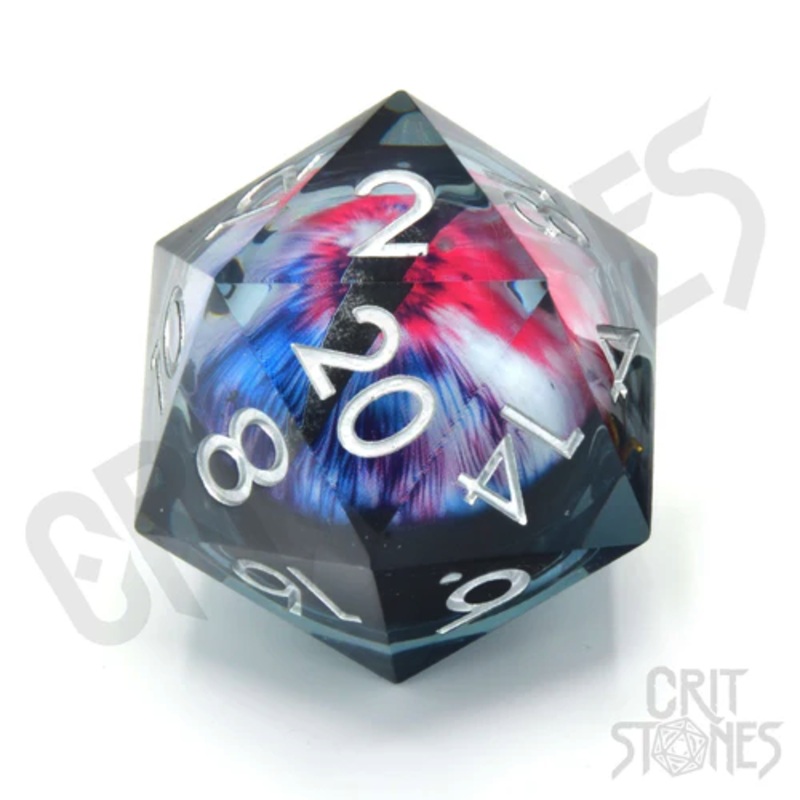 CritStones –  33mm D20 – Tempest Tesserae (Floating Eye)