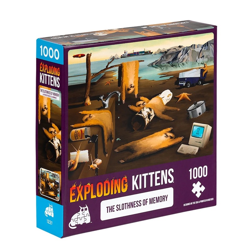 Exploding Kittens Puzzle – The Slothness of Memory (1000pcs)