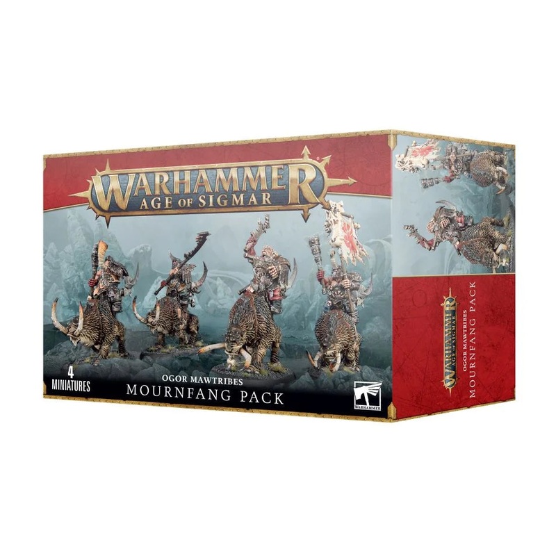 GW – Warhammer AOS Ogor Mawtribes: Mournfang Pack  (95-14)