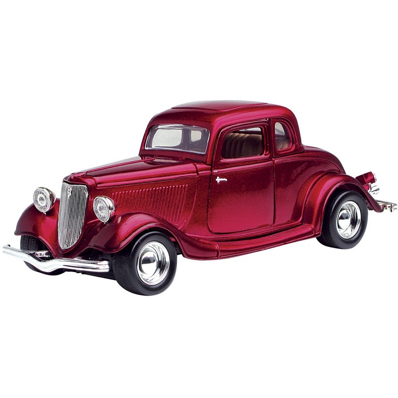 Motor Max – 1/24 Ford Coupe Hardtop Metallic Red 1934