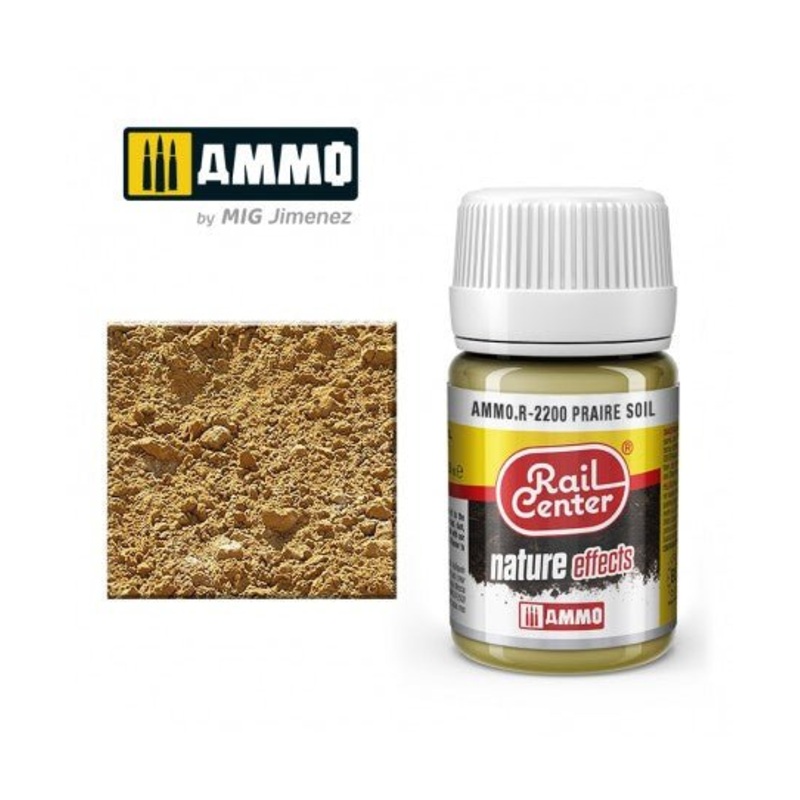 Rail Center Paint R-2200, Nature Effects, Prairie Soil, 35ml bottle, Enamel Paint