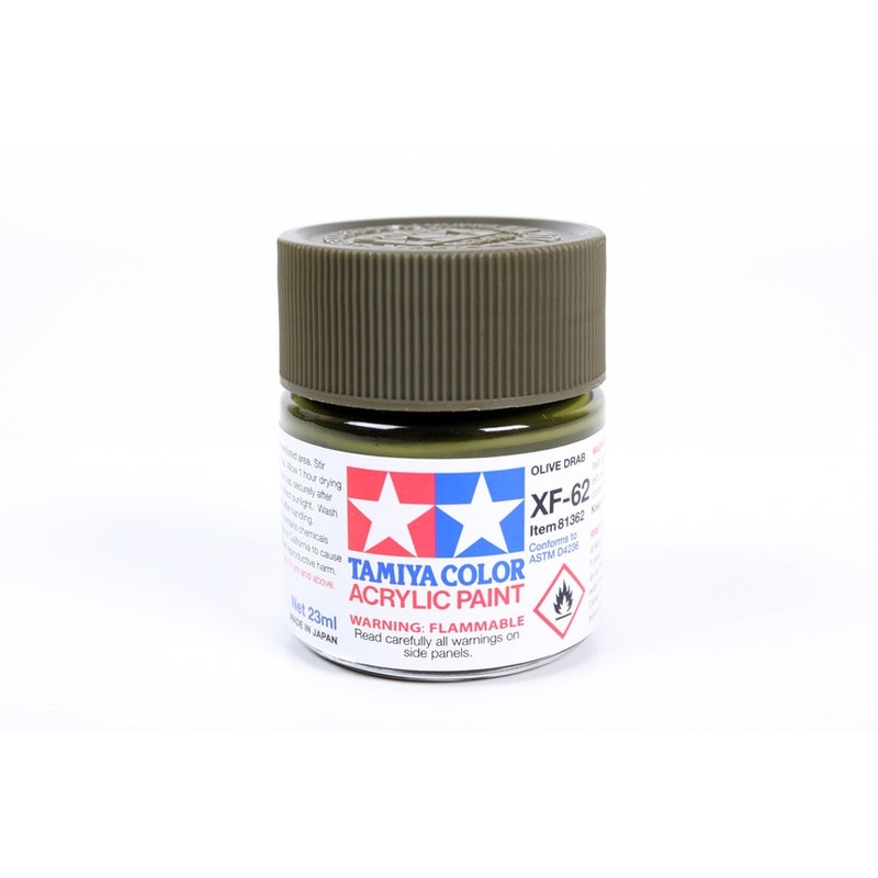 Tamiya – XF-62 Olive Drab Acrylic (23ml)