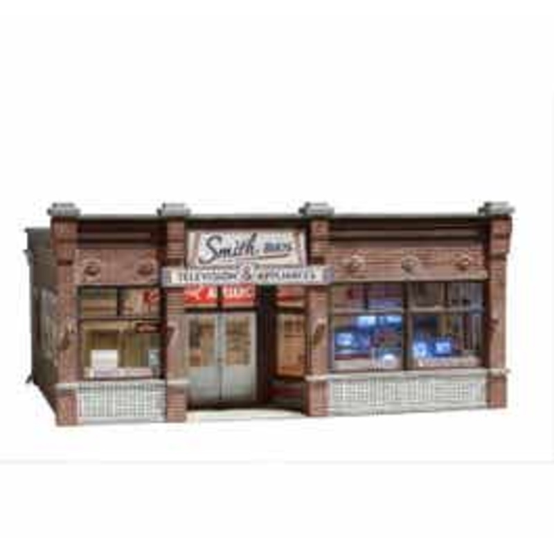 Woodland Scenics BR5873 O Smith Bros TV & Appliance Store (Built up)