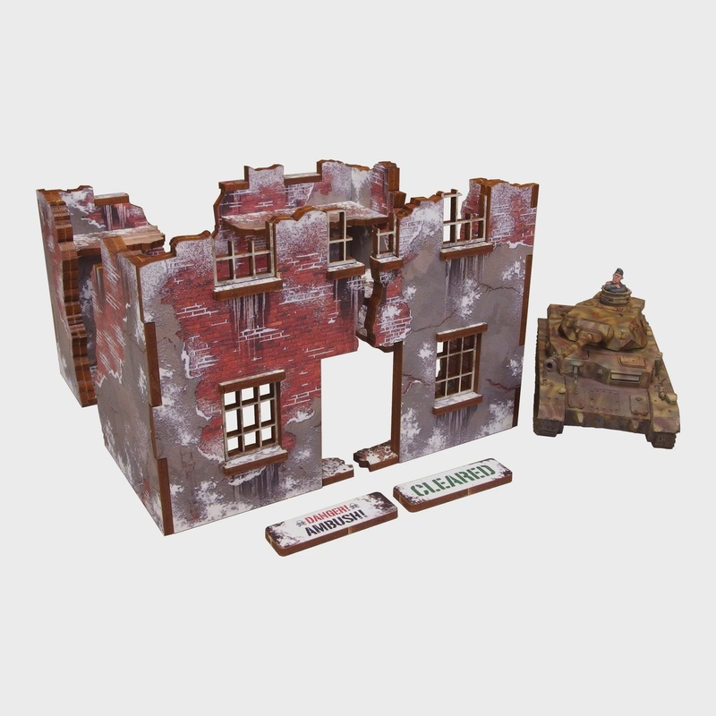 Micro Art Studio – Pre-Painted  Winter Ruins 3  (H00220)