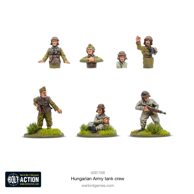 Warlord – Bolt Action: Hungarian Tank Crew (Metal)
