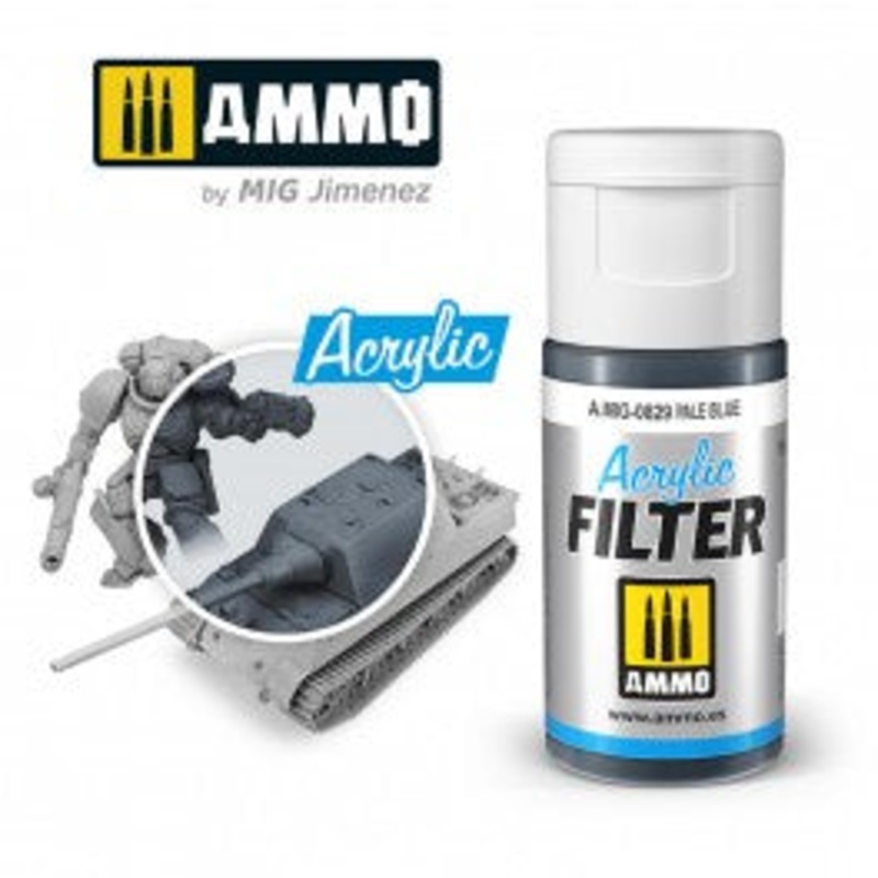 AMMO – 0829 Acrylic FILTER Pale Blue