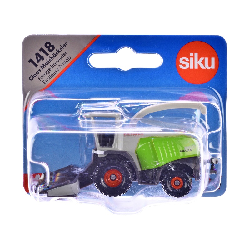 Claas 960 Jaguar Forage Harvester Green and Gray Diecast Model by Siku