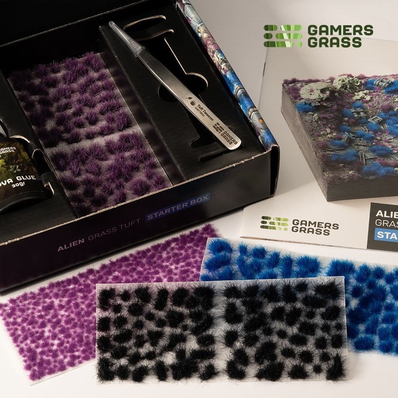 Gamers Grass – Grass Tuft Starter Box – Alien Grass  (GGSB-A)