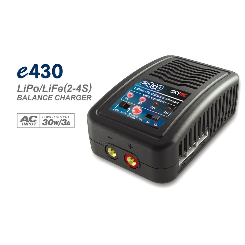 SkyRc – e430 LiPo / LiFe(2-4s) Balance Charger