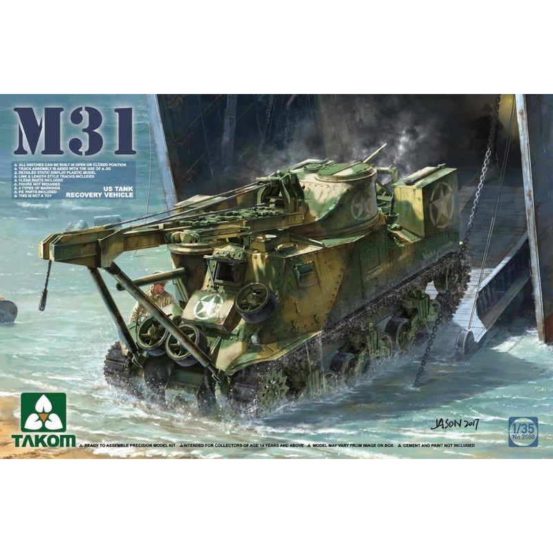 Takom – 1/35 M31 US Tank Recovery Vehicle