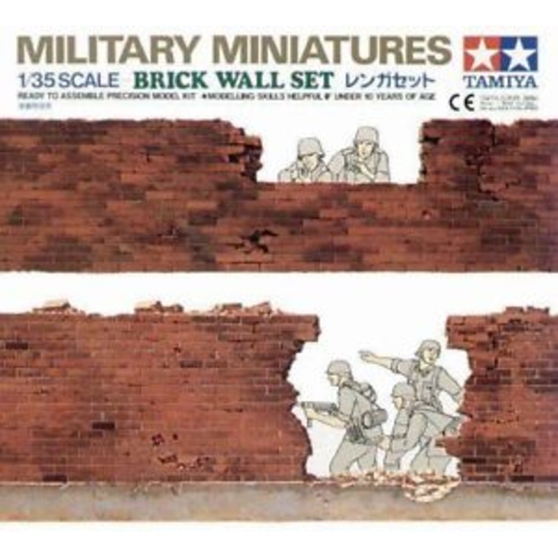 Tamiya – 1/35 Brick Wall Set