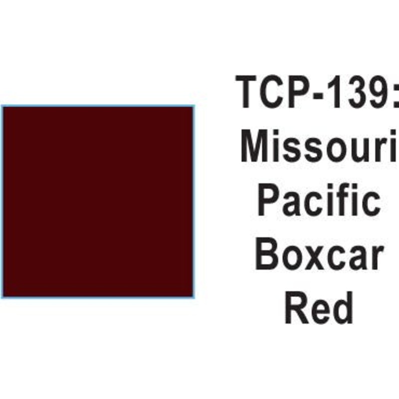 Tru Color TCP-139 Missouri Pacific Boxcar Red, Paint (1 Ounce)
