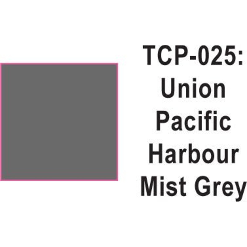Tru Color TCP-25 Union Pacific Harbour Mist Gray Paint 1 ounce