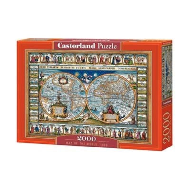 Castorland – Map of the world 1639 (2000pcs)