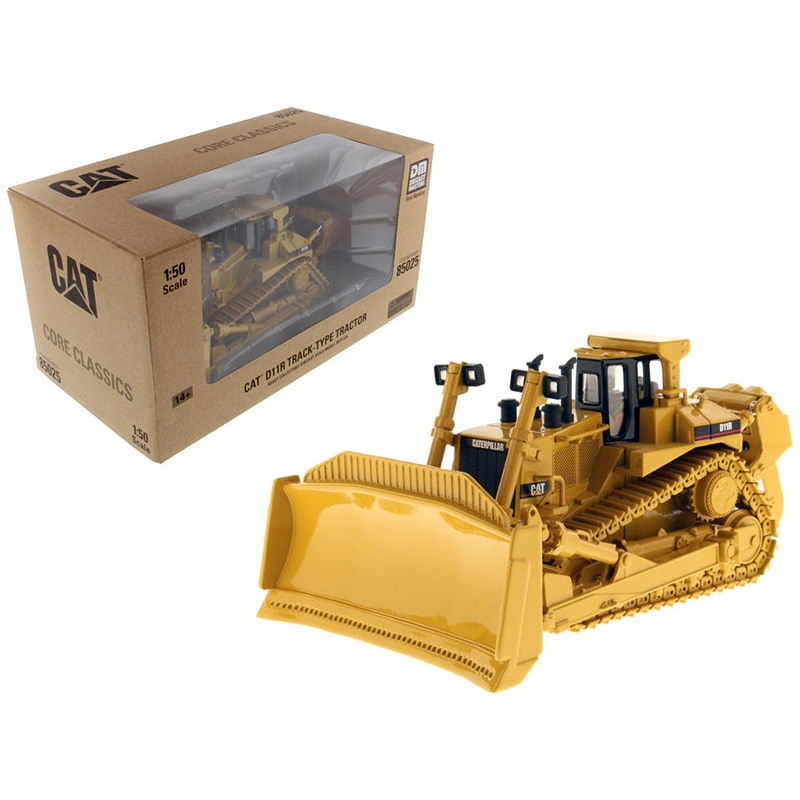 CAT Caterpillar D11R Track Type Tractor with Operator “Core Classics Series” 1/50 Diecast Model by Diecast Masters