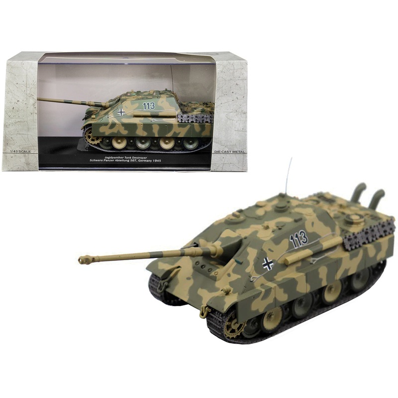 German Sd. Jagdpanther Tank Destroyer #113 “Schwere Panzer Abteilung 507 Germany 1945” 1/43 Diecast Model by AFVs of WWII