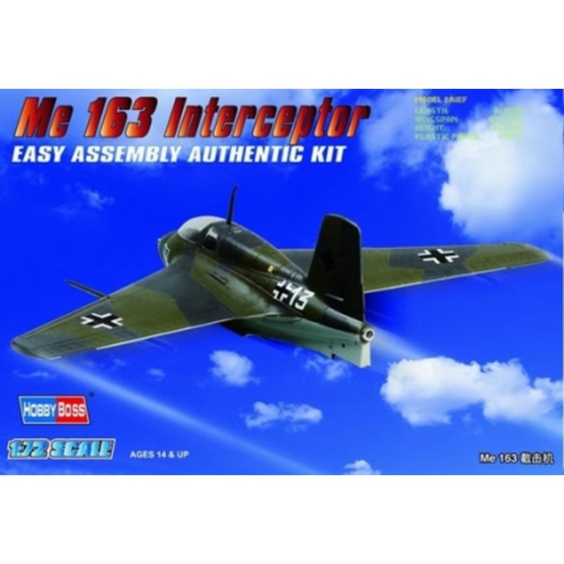 Hobby Boss – 1/72 Me163B-1a KOMET (80238)