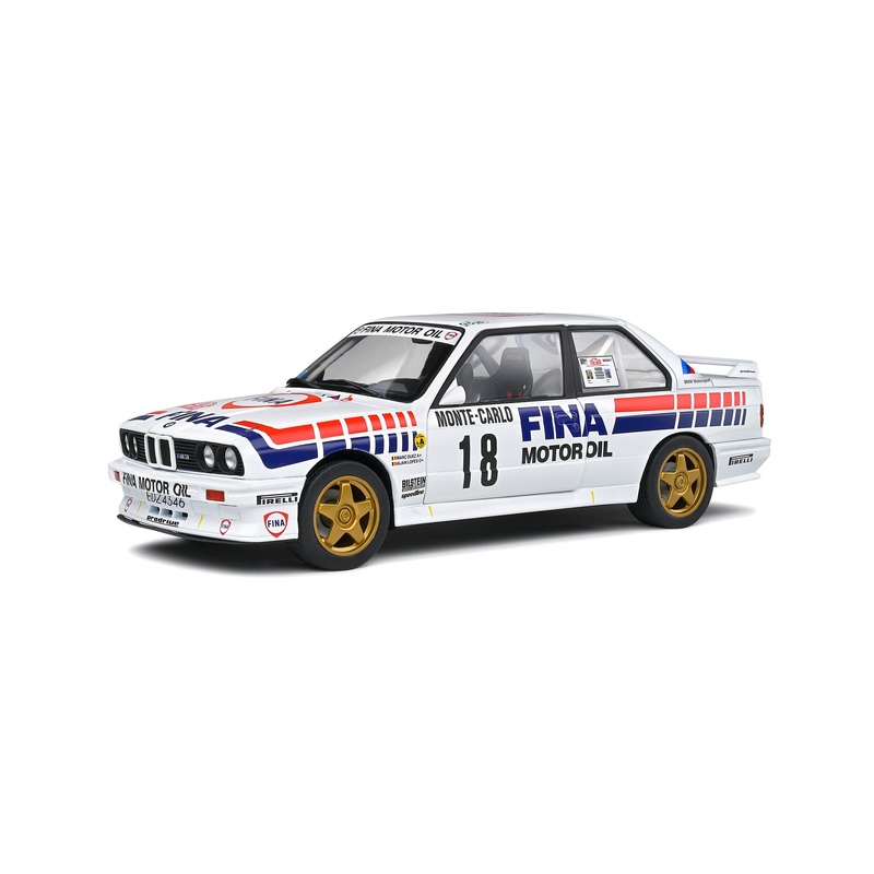 Solido -1/18 BMW E30 M3 Group .A Rally Montecarlo 1989