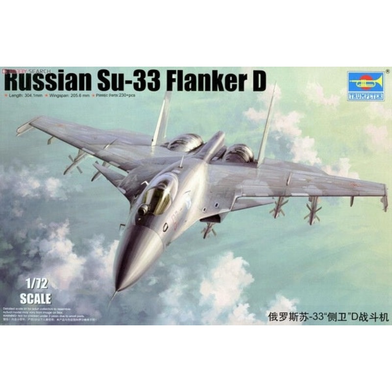 Trumpeter – 1/72 Russian SU-33 Flanker D