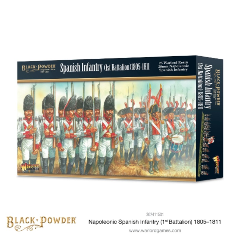Warlord – Black Powder  Napoleonic Spanish Infantry (1st Battalion) 1805-1811