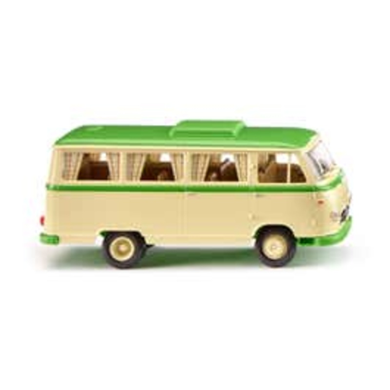 Wiking 27044  HO Borgward camper van B611 – ivory beige/yellow-green