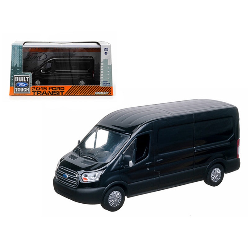 2015 Ford Transit (V363) Van Tuxedo Black 1/43 Diecast Model by Greenlight