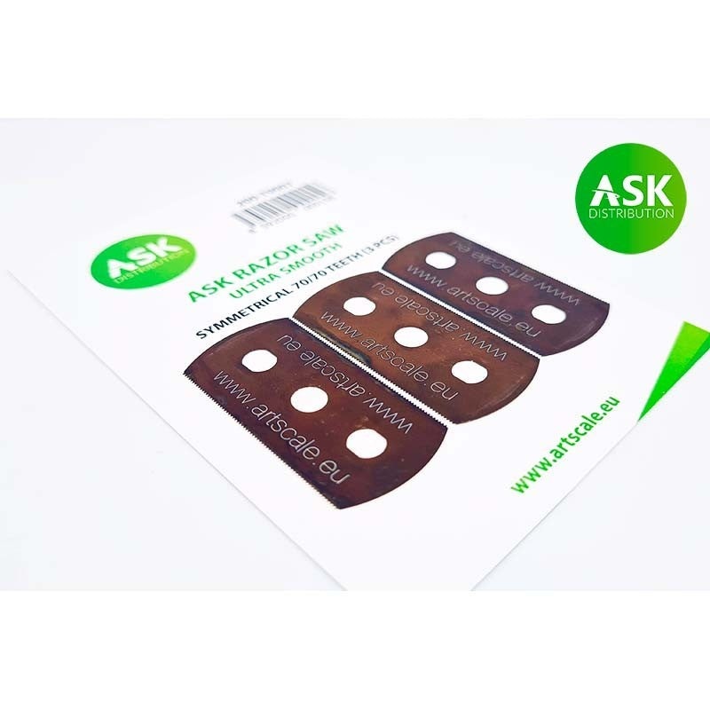 Art Scale Kit – Razor Saw (Ultra Smooth Symmetric 70/70 teeth) (3 pcs)